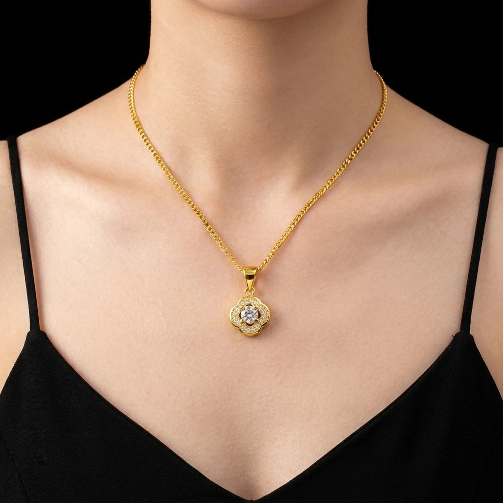 Golden Pendant PSLT91W-09
