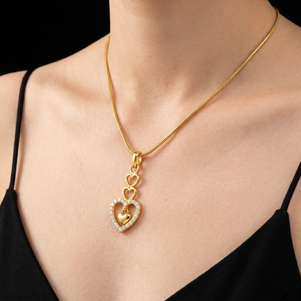 Golden Pendant PSLT80W-011