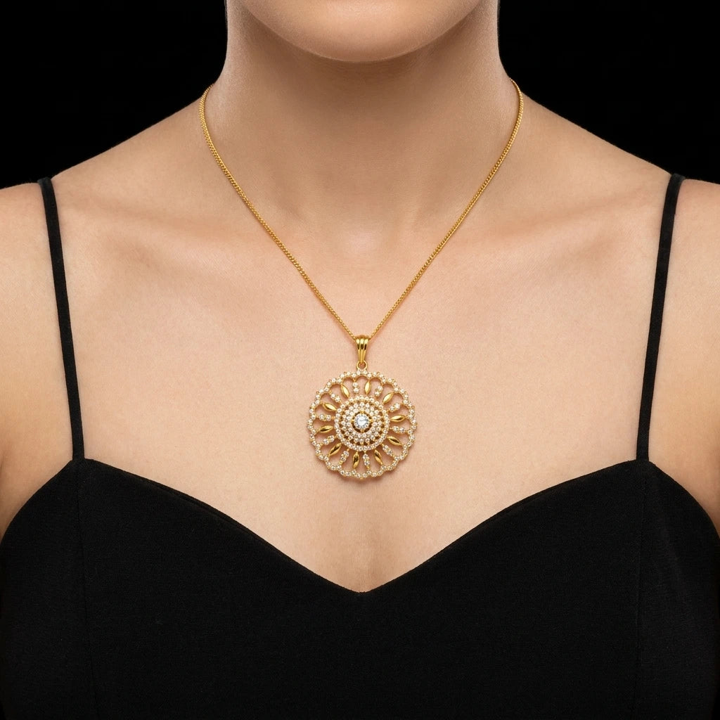 GOLD PENDANT PSLT22W-022
