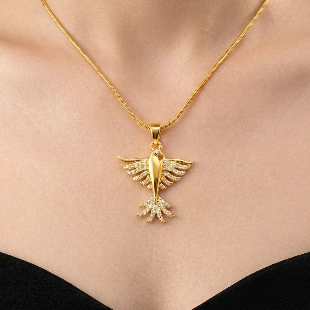 Golden Stone Pendant PSLT39W-051