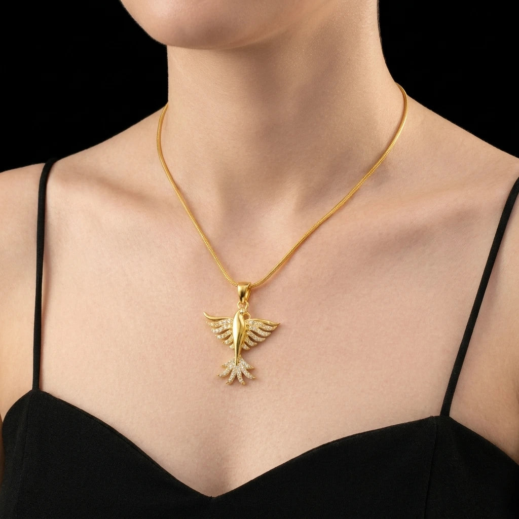 Golden Stone Pendant PSLT39W-051