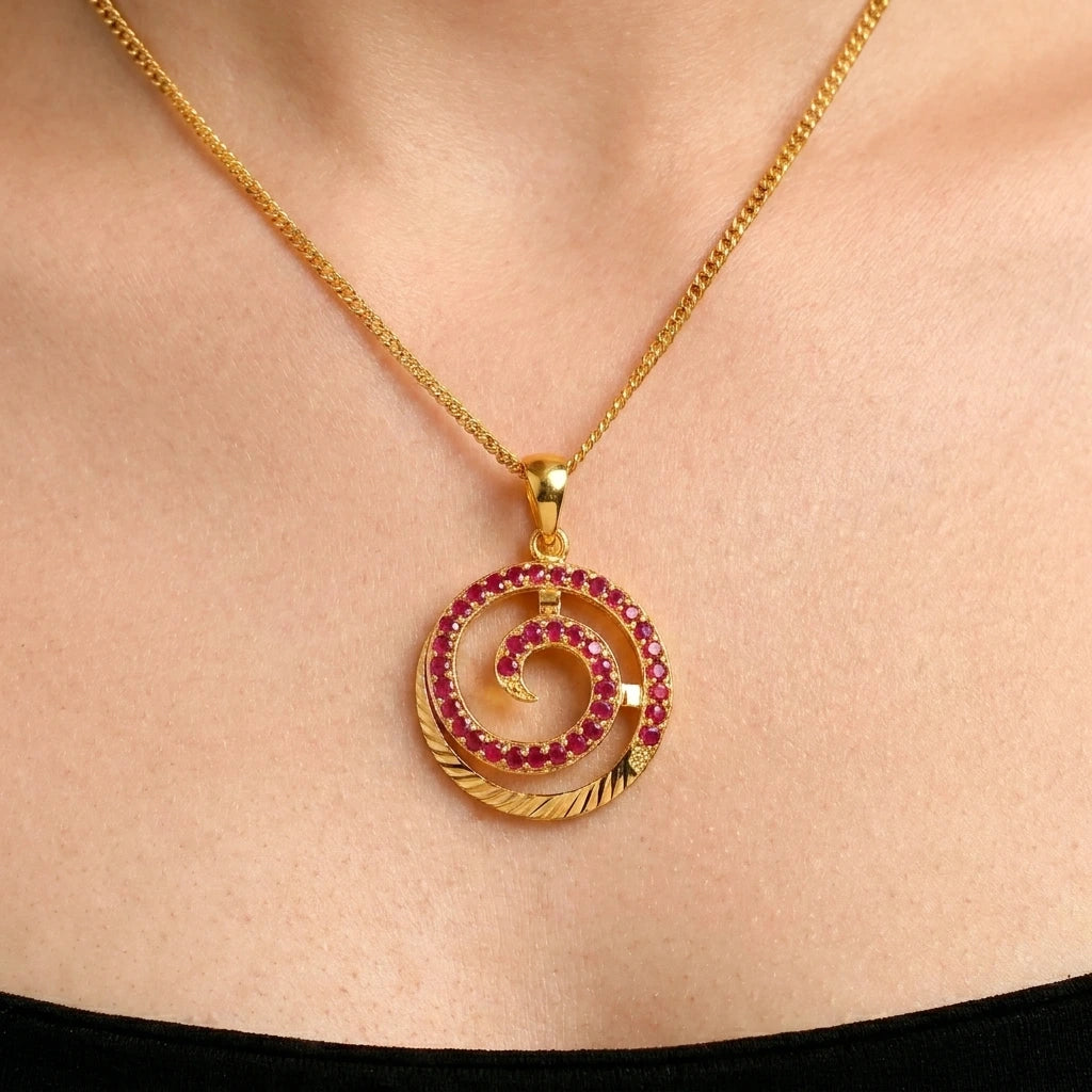 GOLDEN STONE PENDENT PSLT13R-011