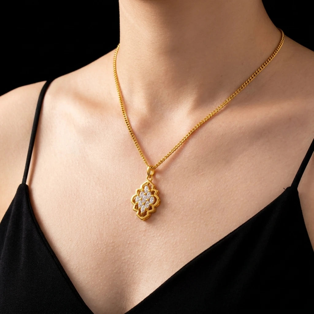GOLDEN STONE PENDENT PSLT288W-09