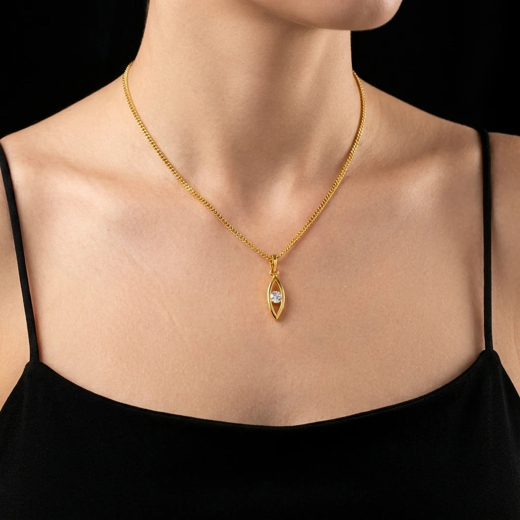 Golden Pendant PSLT62W-06