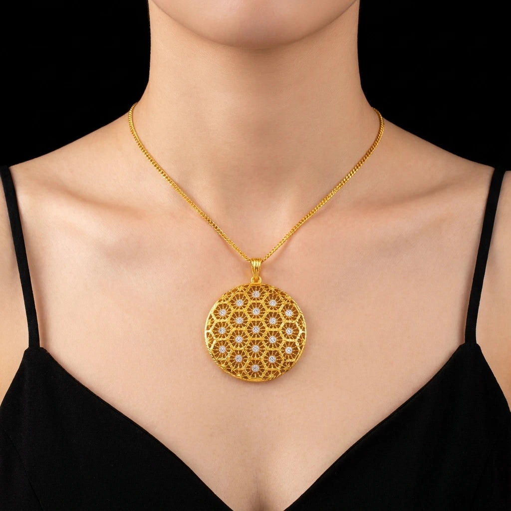 Golden Pendant PSLT60W-071