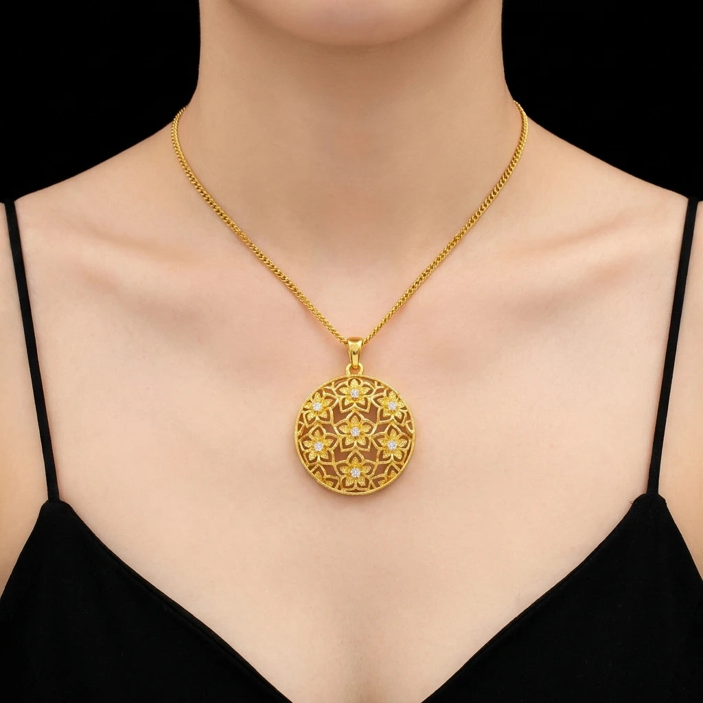 Golden Pendant PSLT63W-031