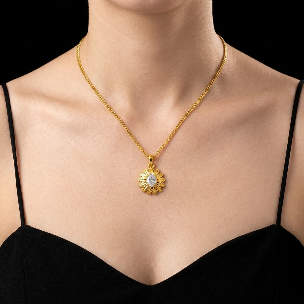 GOLD PENDANT PSLT137W-09