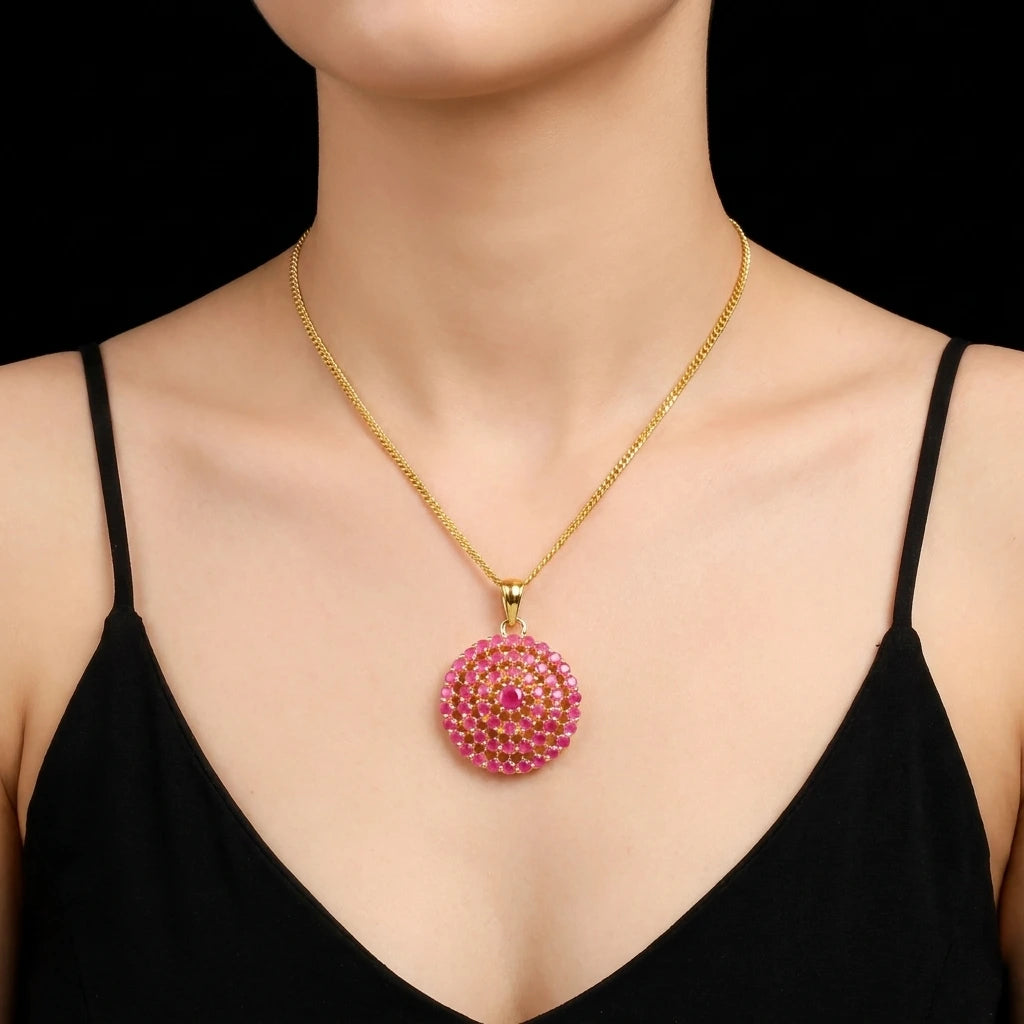 Stone Pendant PSLT31R-022