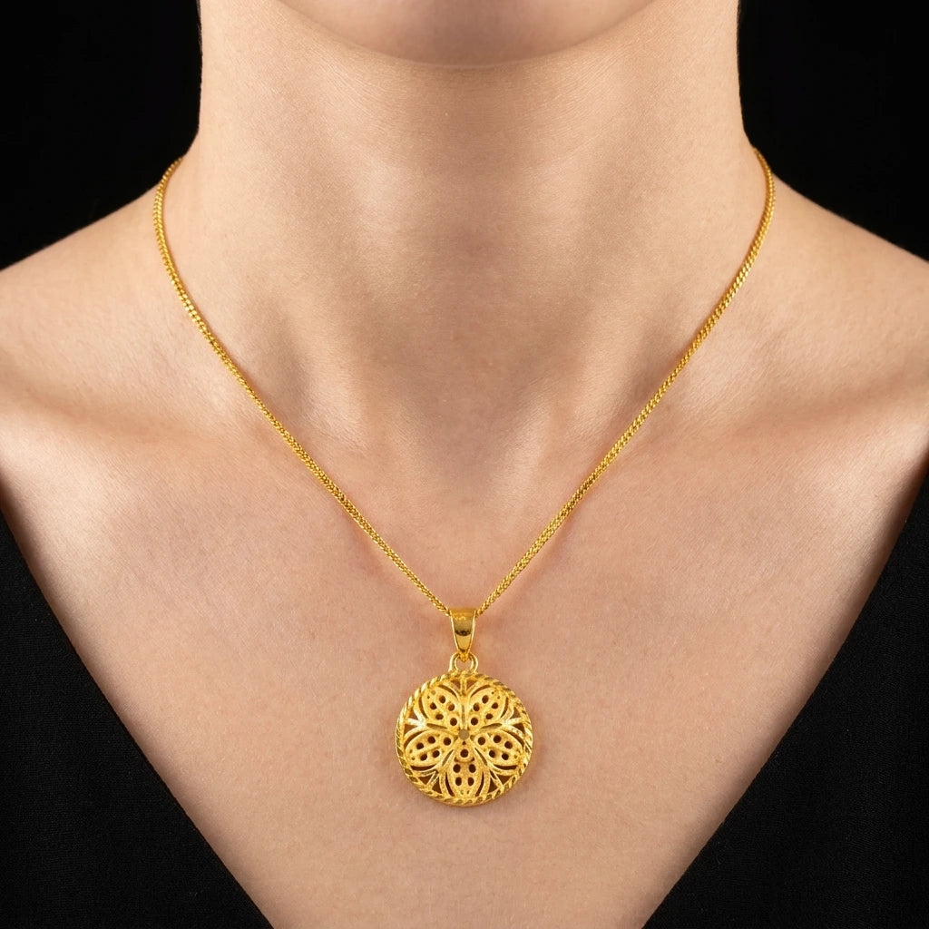 Golden Pendant PGLT145-09