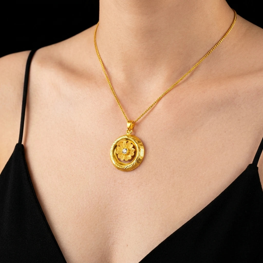 Stone Pendant PSLT74W-09