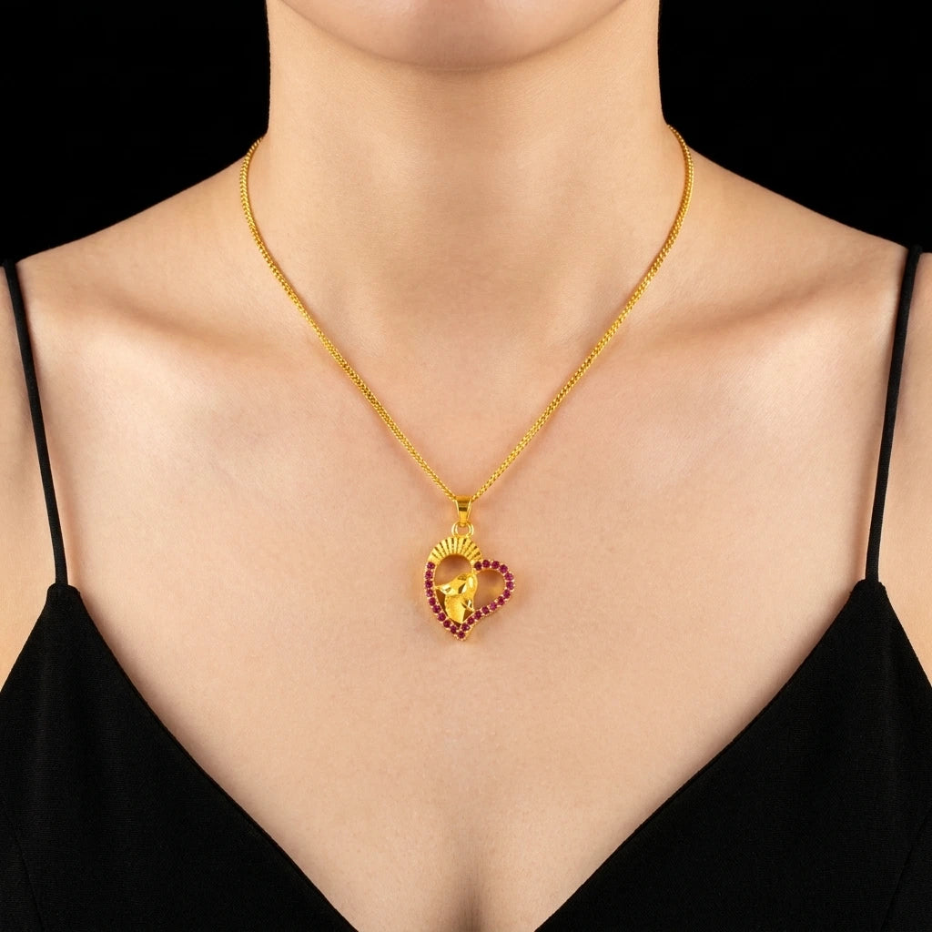 Stone Pendant PSLT115R-09