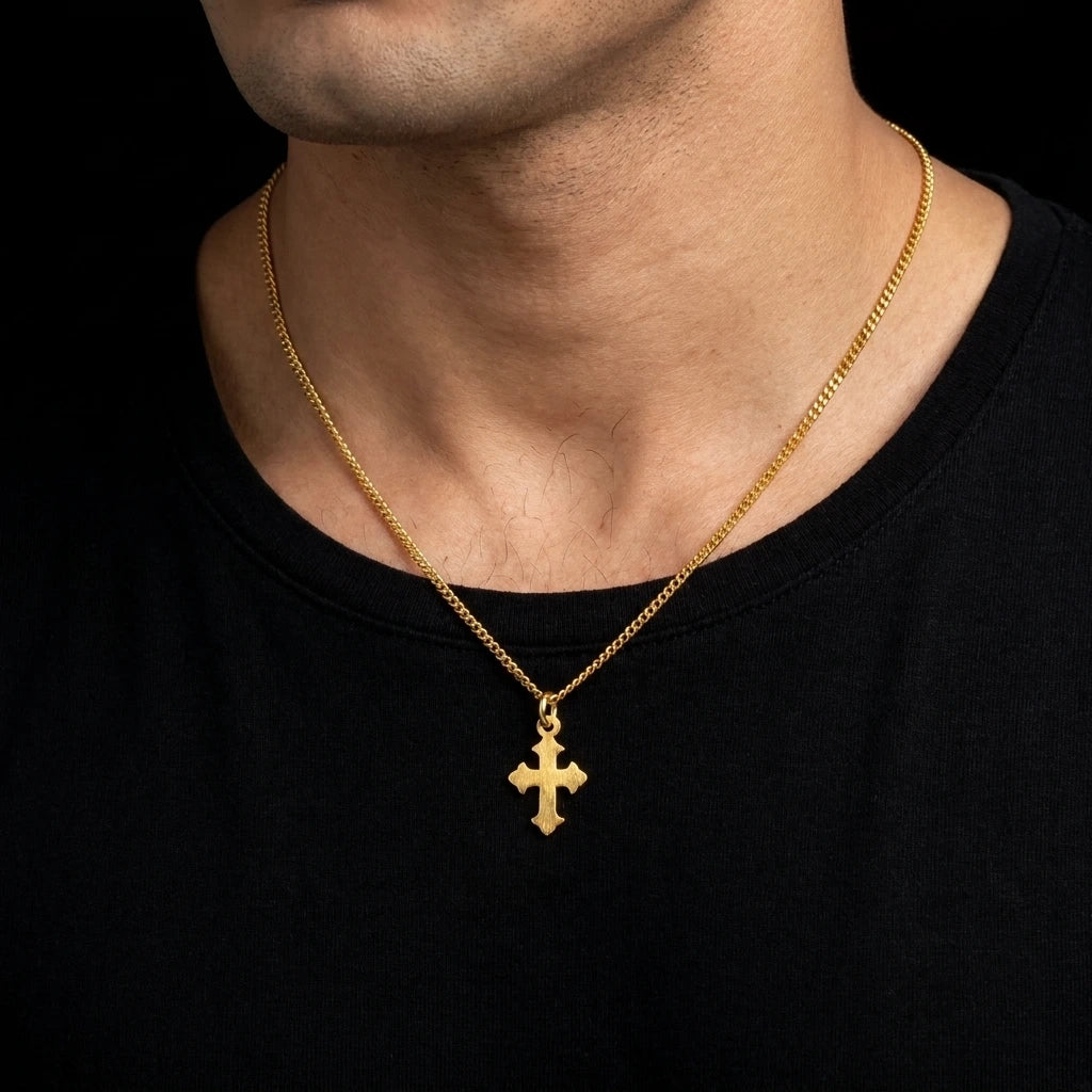 Golden Cross Pendant PGLT4-05