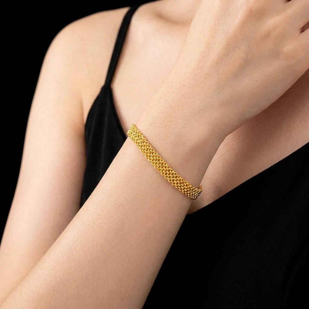 Golden bracelet PGBRPN2-024