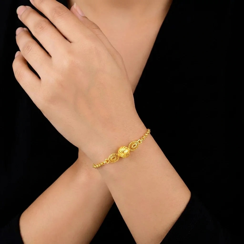 Gold Bracelet PGBR72-022