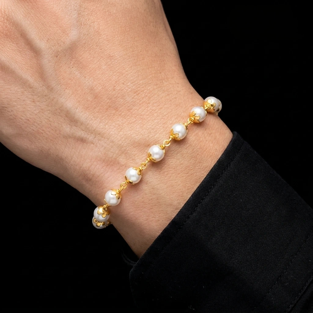 Luxury Pearl Bracelet for Women PSBR40P-052