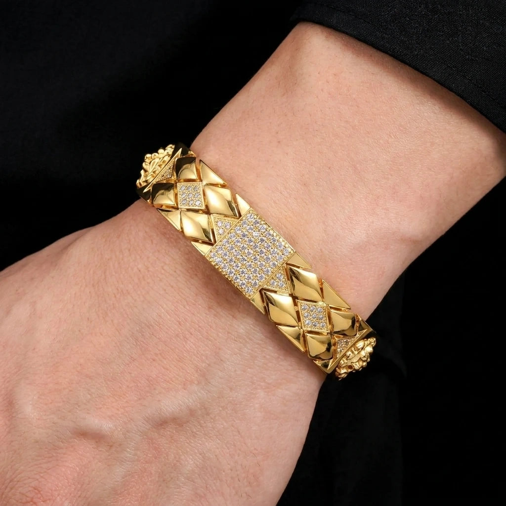 Gents bracelet PSGBR8W-006