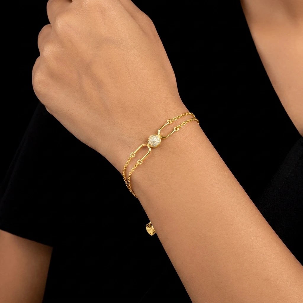 Stone Bracelet PSBR95W-052