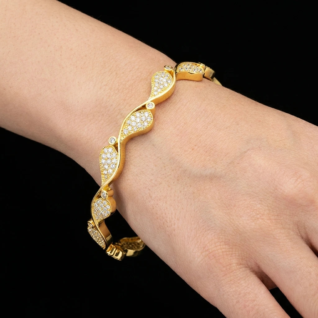 Stone Bangle PSB49W-052