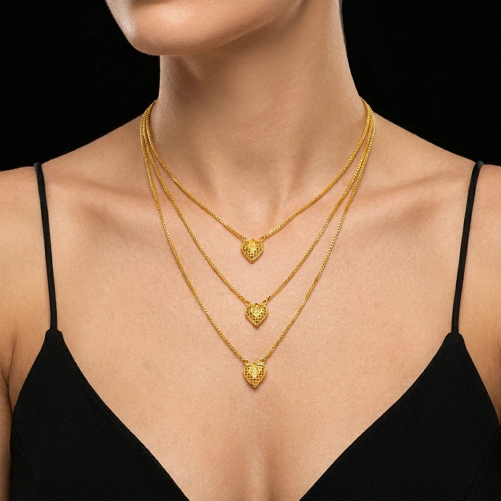 Golden Necklace PGNS42-085