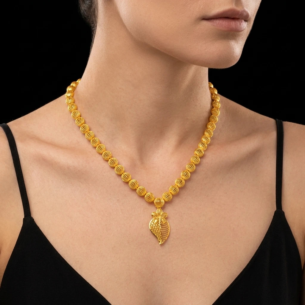 Golden Necklace medium PGNM24-085