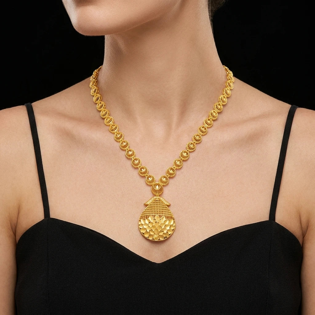 Golden Necklace medium PGNM26-085