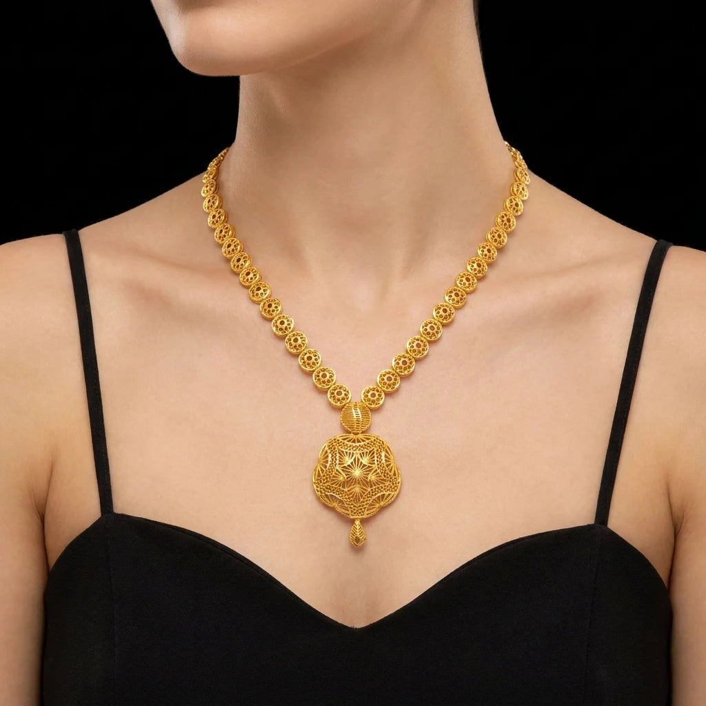 Golden Necklace medium PGNM25-085
