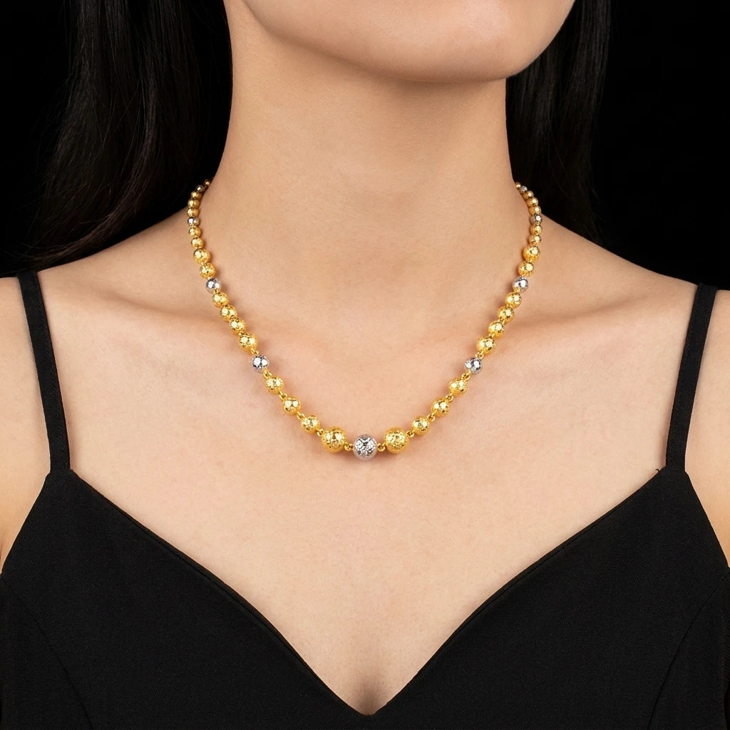 Rhodium Necklace PRGNS29-034