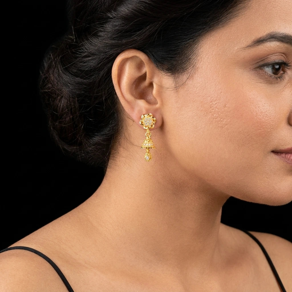 Stone Jumkka Hanging Stud PSJST192W-041