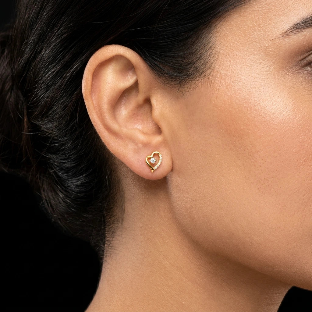 Stone Earring PSST579W-001