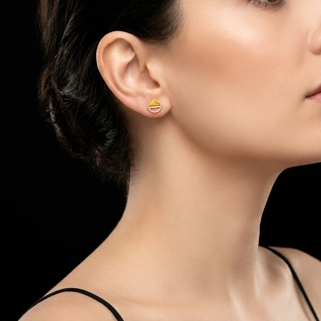 Stone Earring PSST577W-001