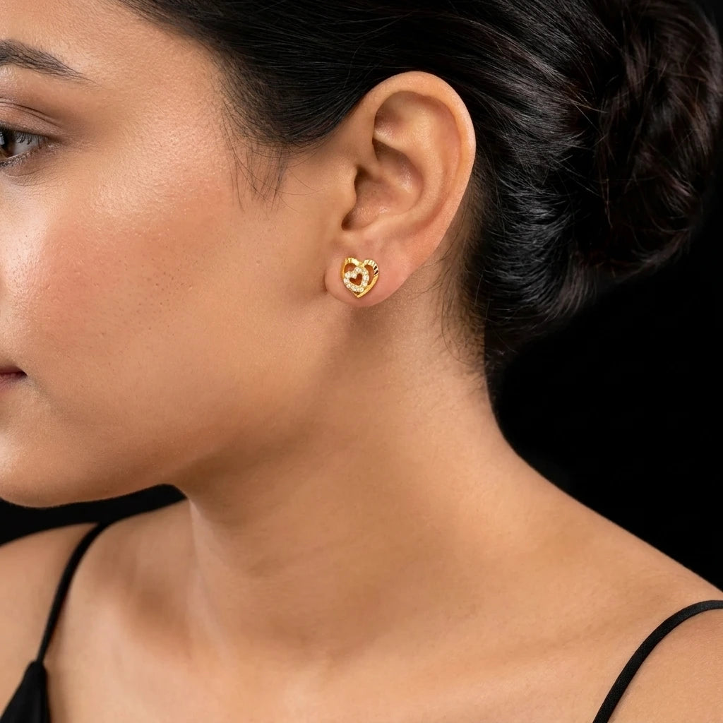 Stone stud PSST591W-001