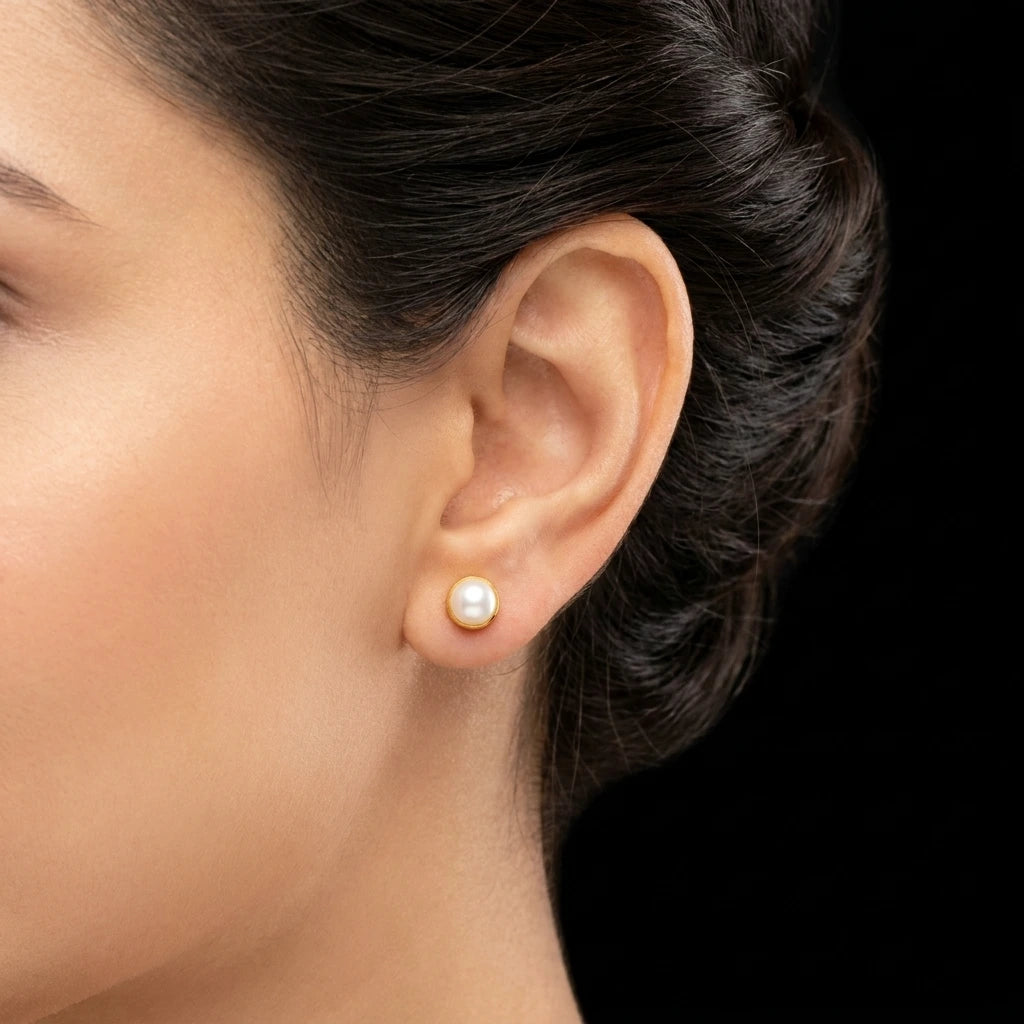 Pearl Earrings PPST1-051