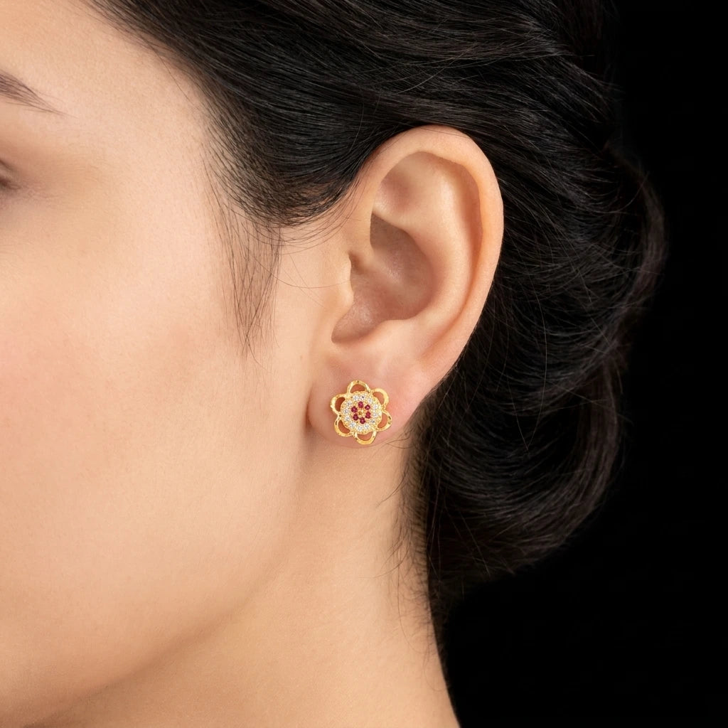 Stone earring PSST259WR-001
