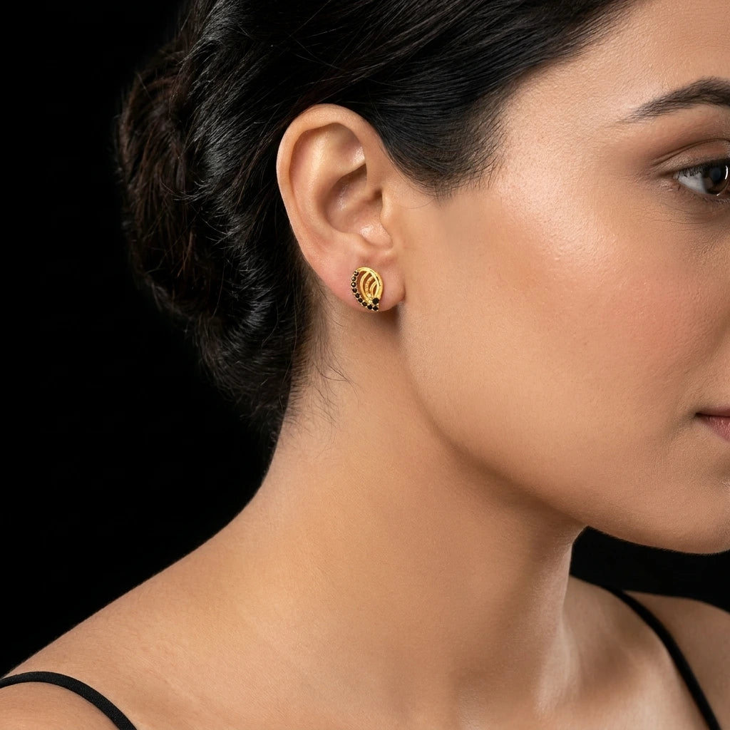 Stone Earring PSST422B-001