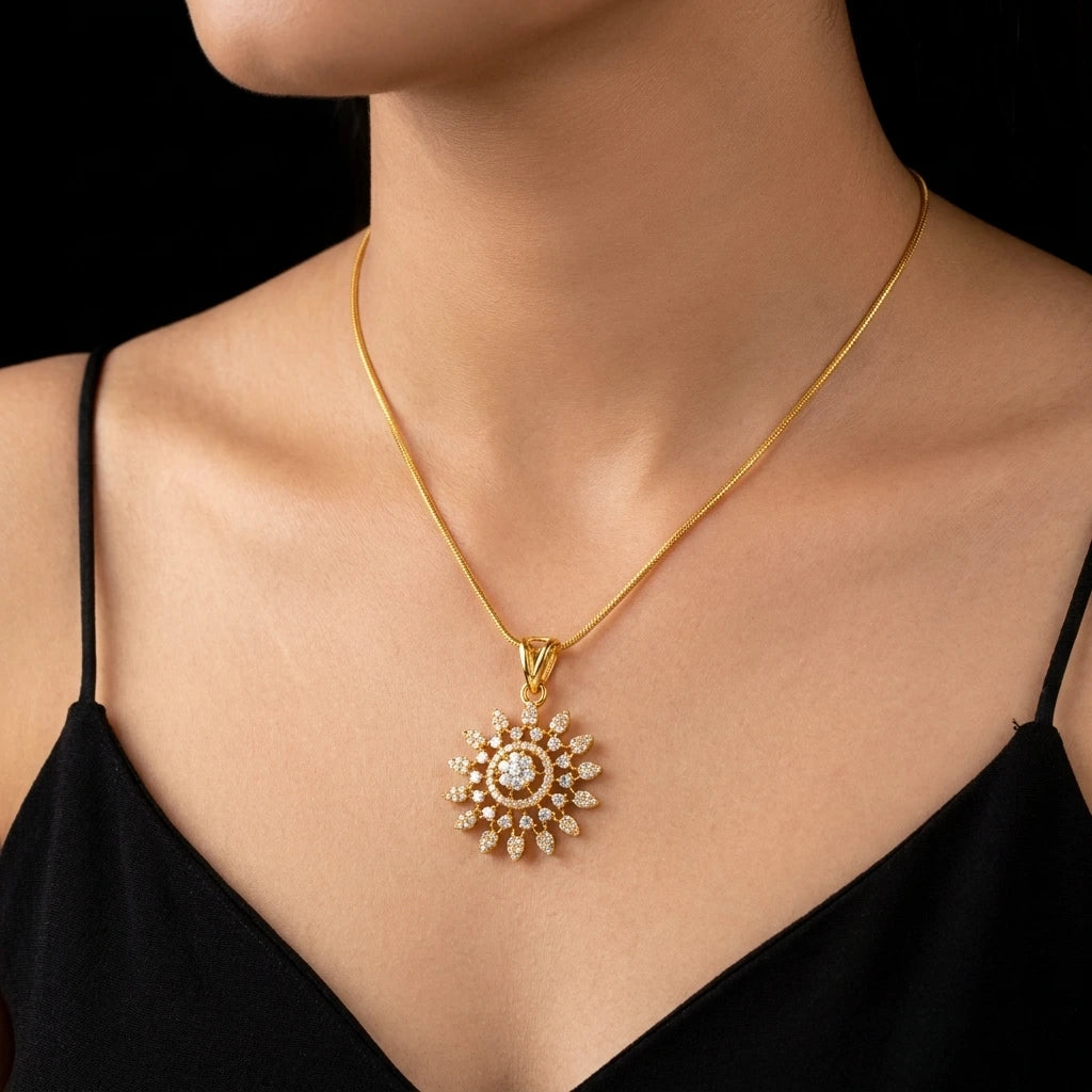 Premium Stone Pendent PMSLT24W-052