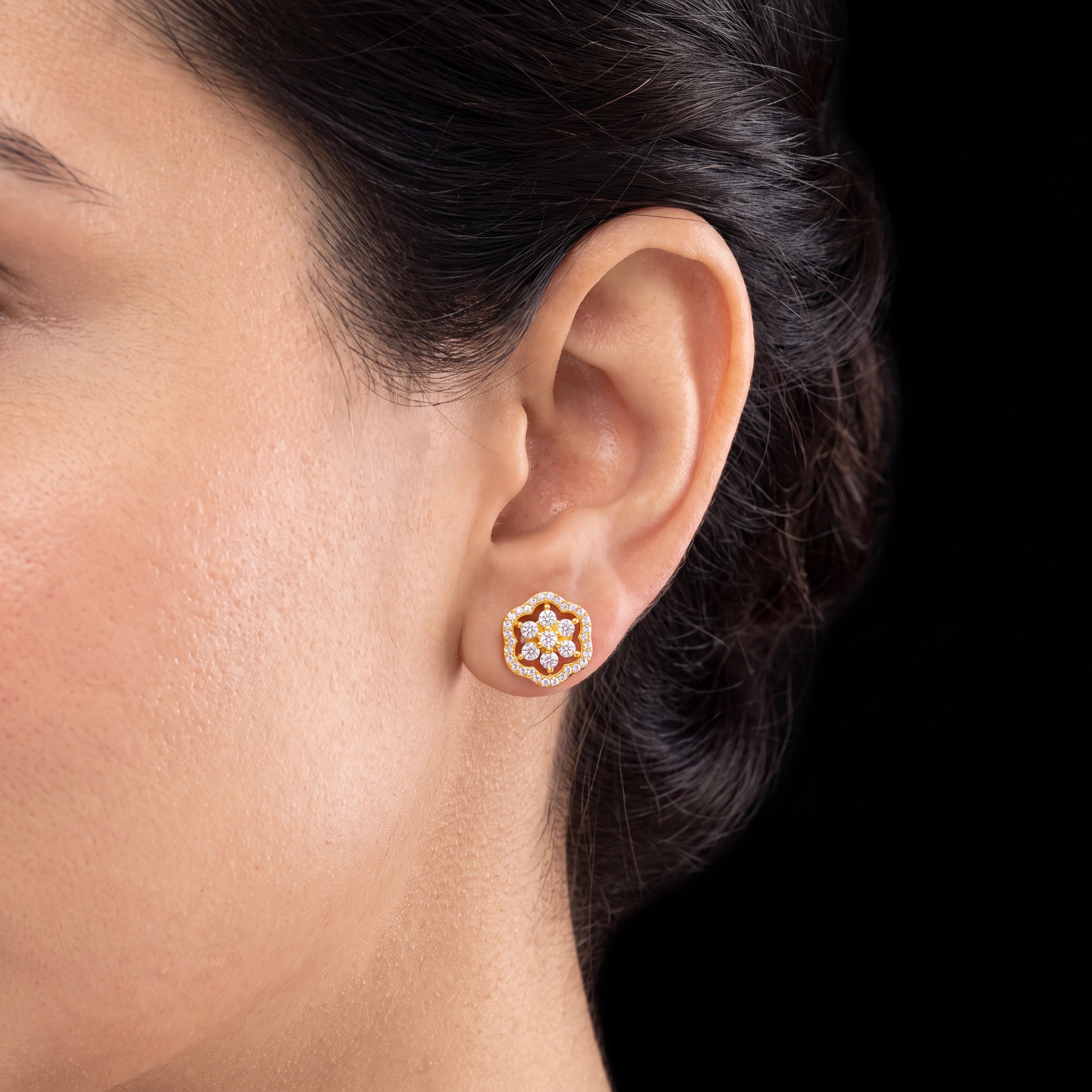 Premium Stone Stud PMSST28W-002