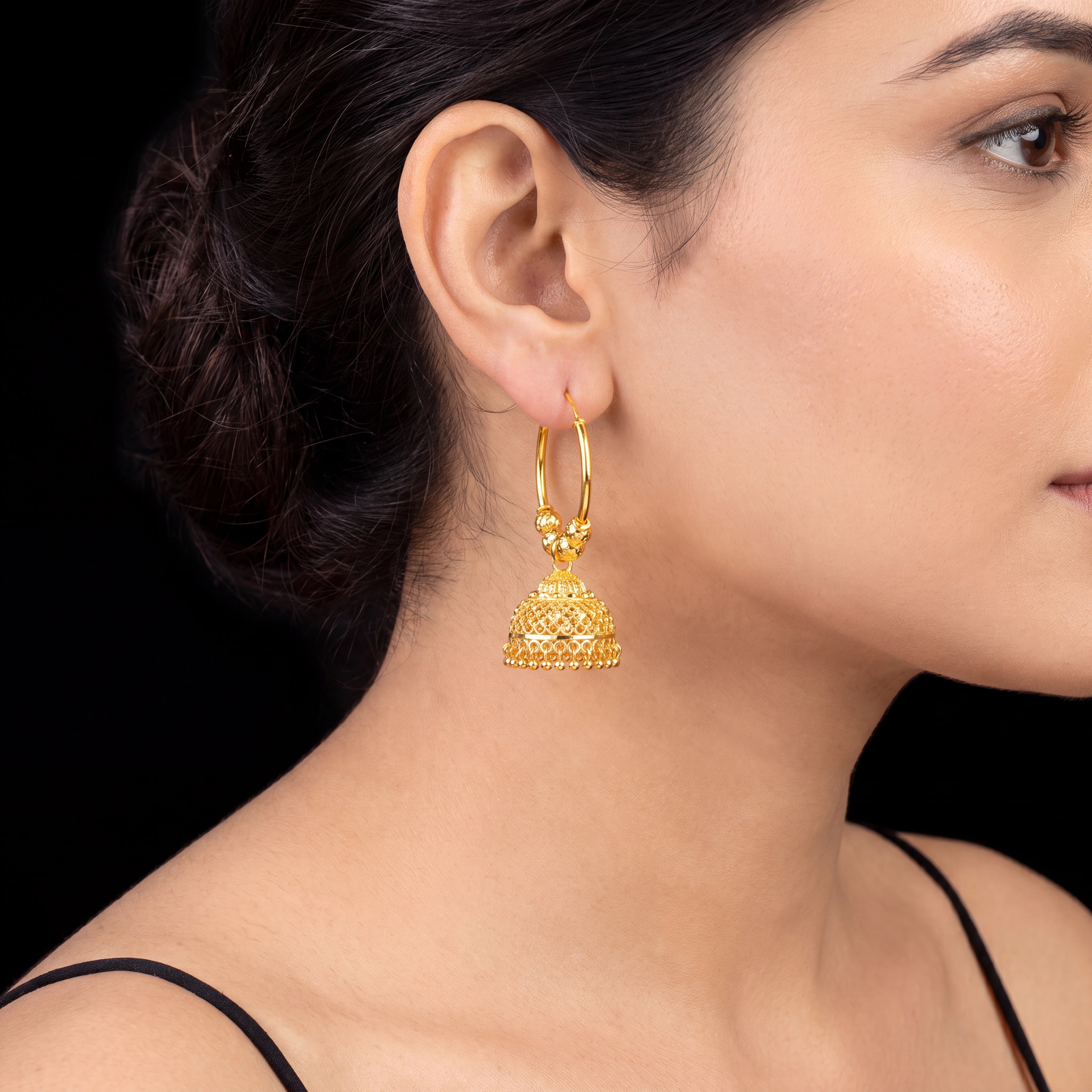 Hoop Jhumka Earring PGJST29-022