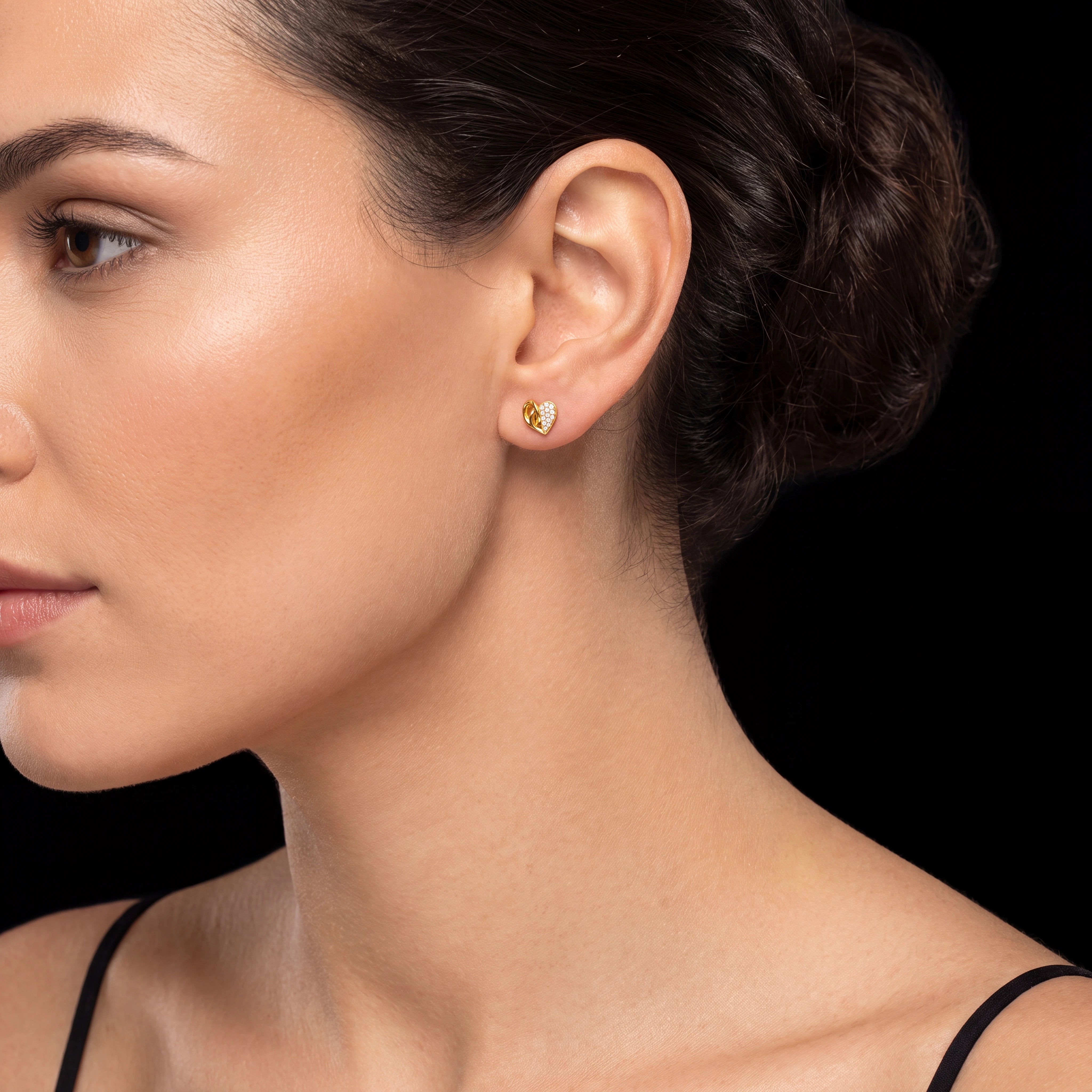 Stone stud PSST578W-001