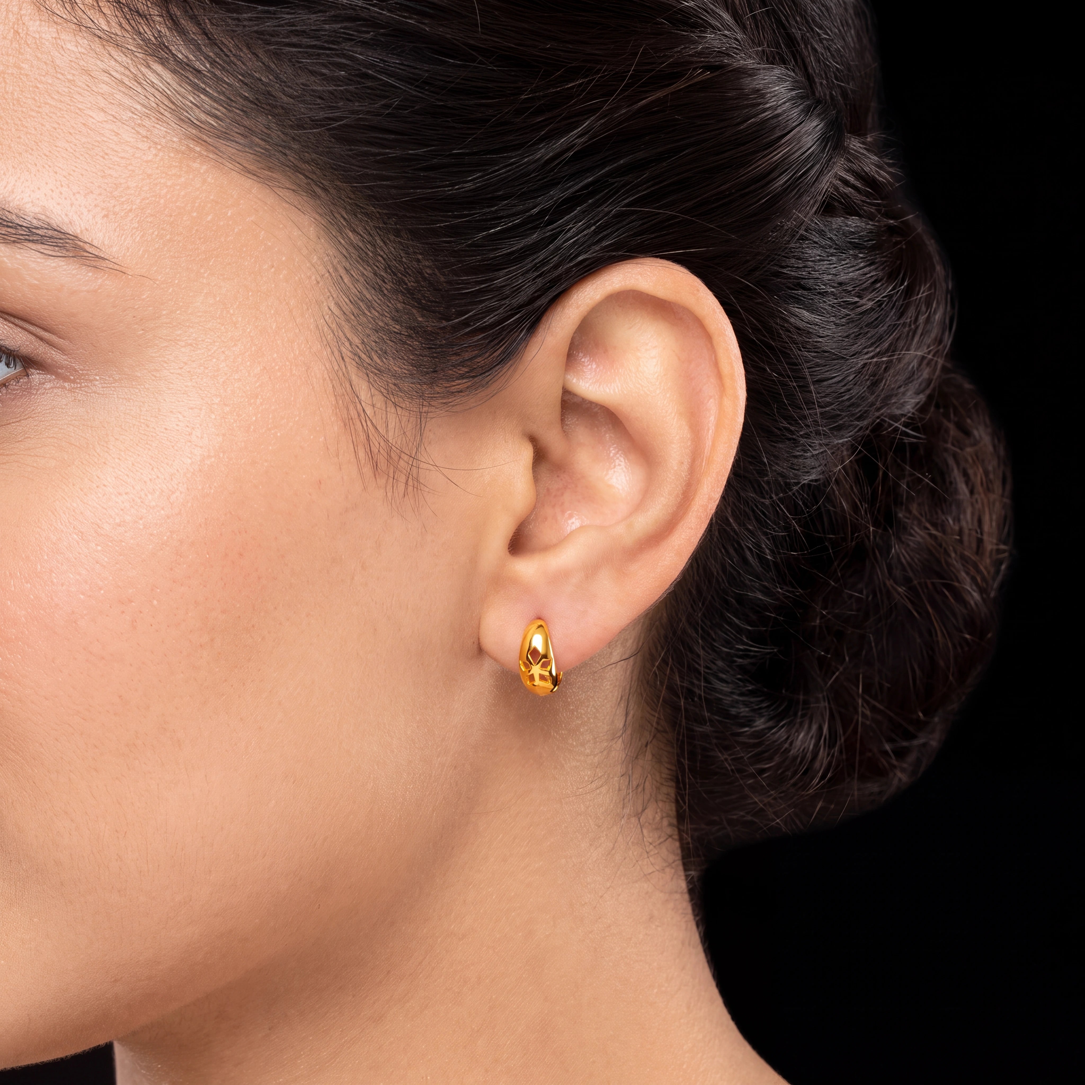 Gold Layered Hoop Earrings