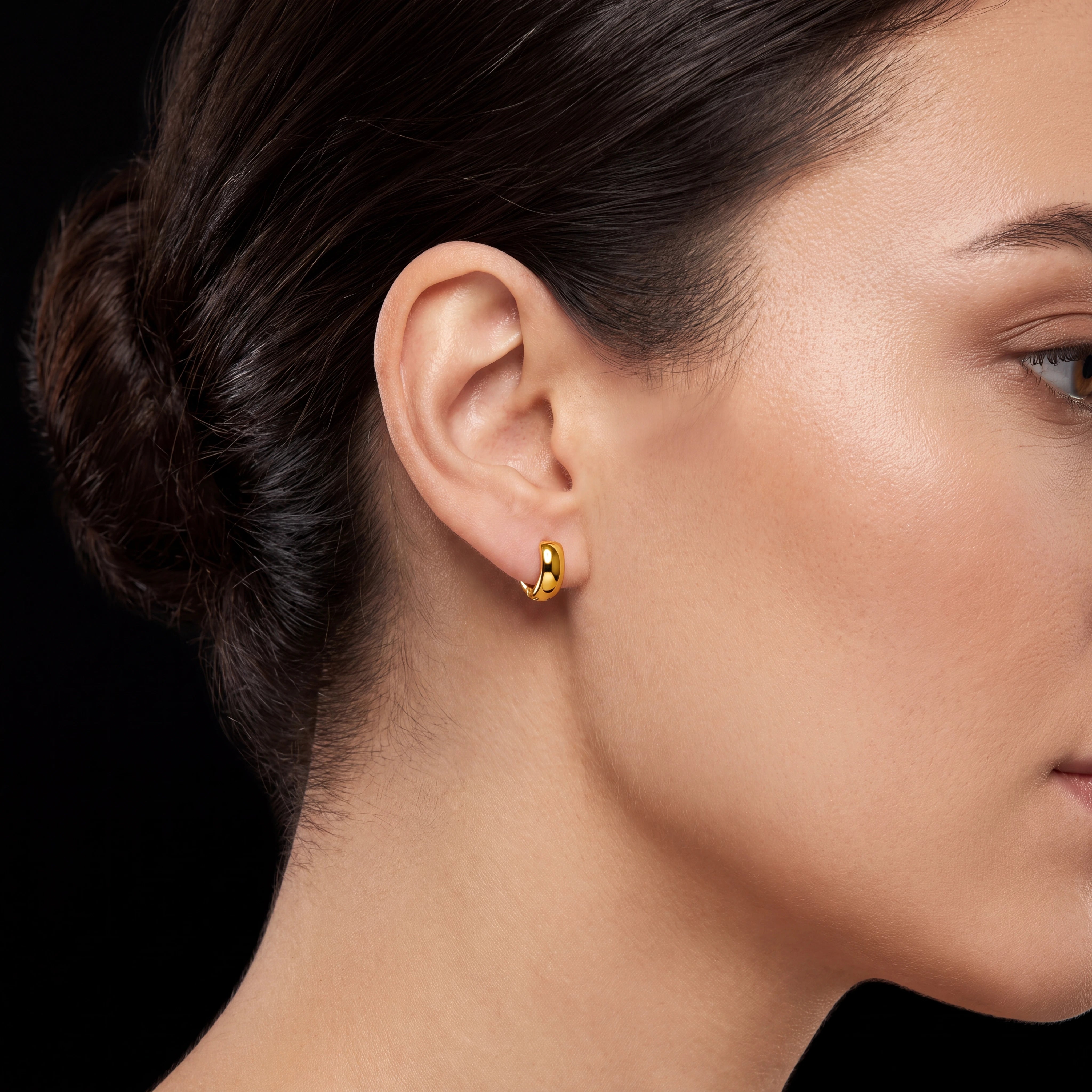 Gold Layered Hoop Earrings