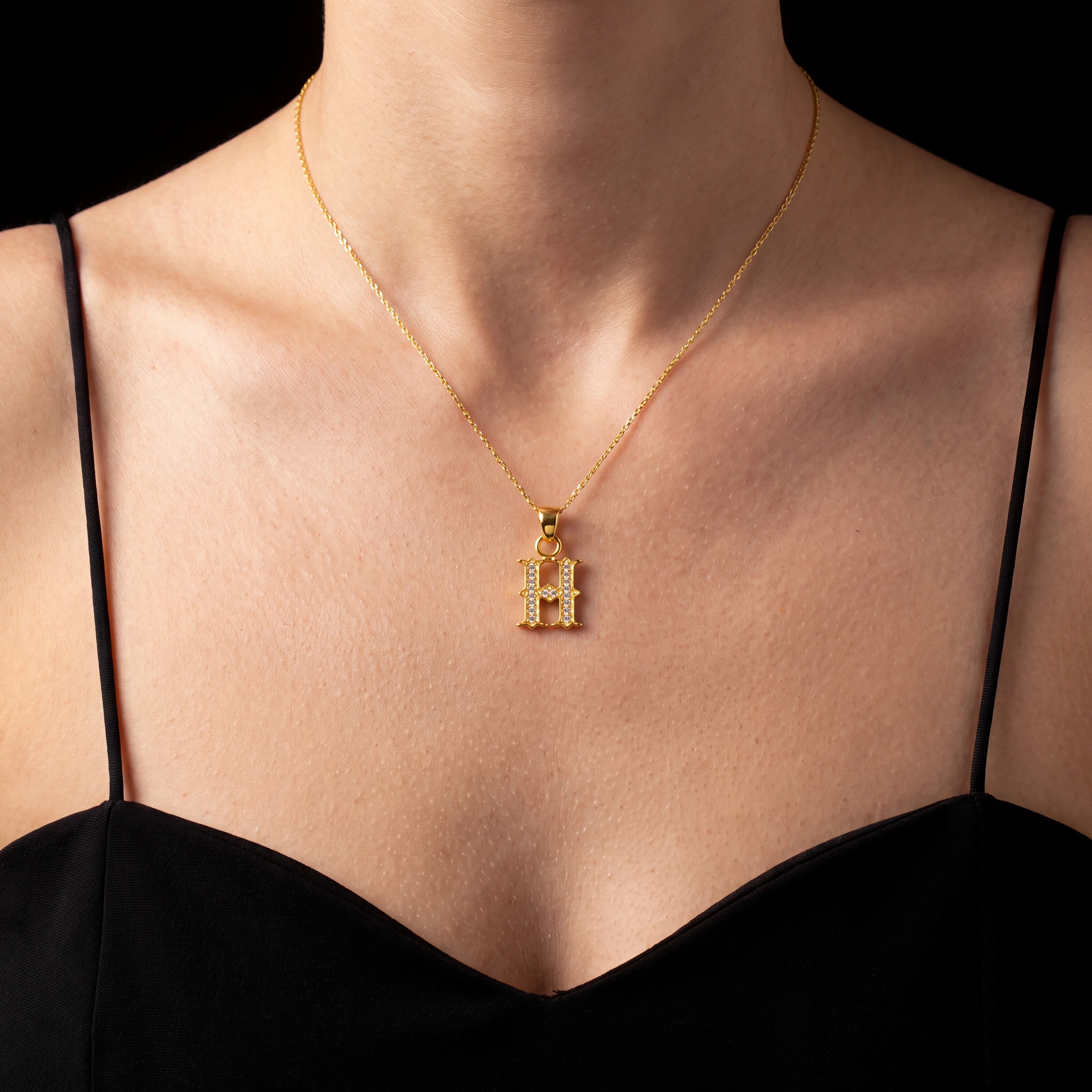 Gold Pendant PSLT183W-09