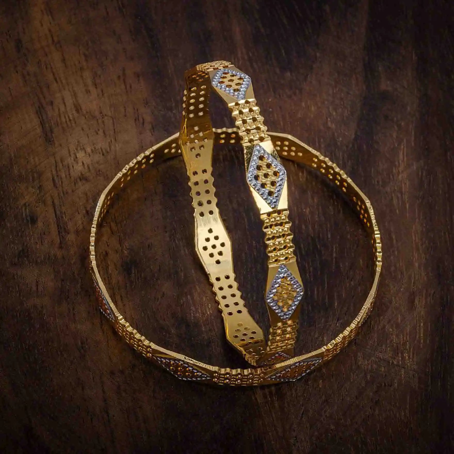 Bangle PRGB55-26-091 - Parakkat Jewels