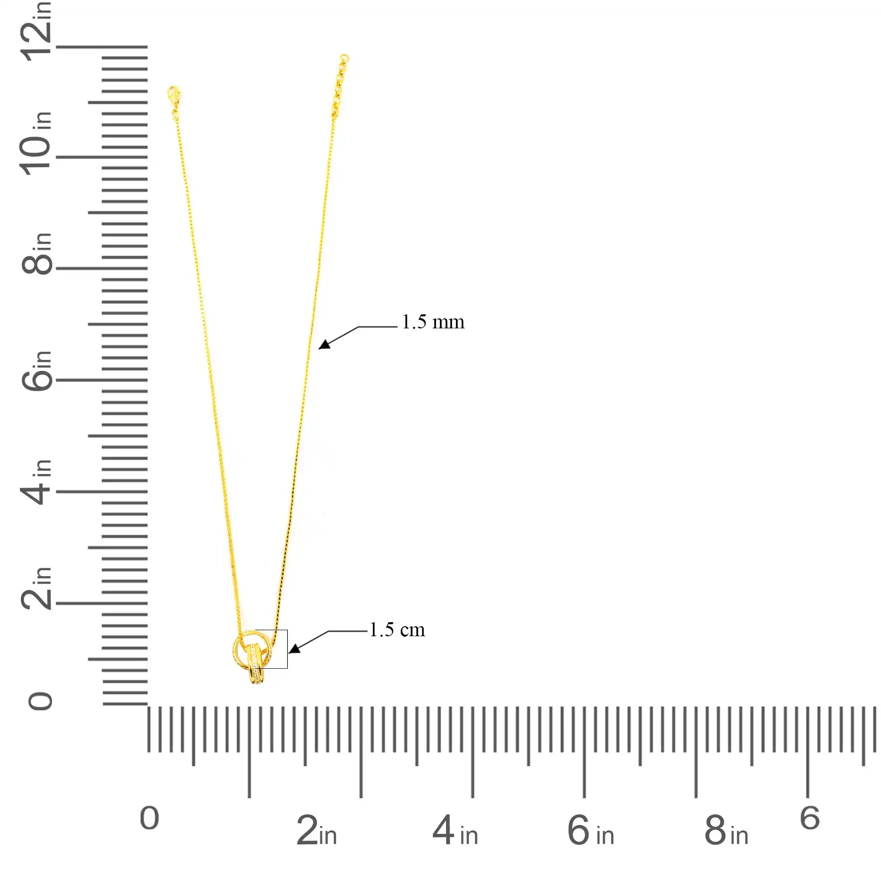 Stone Necklace PSNS69W-053