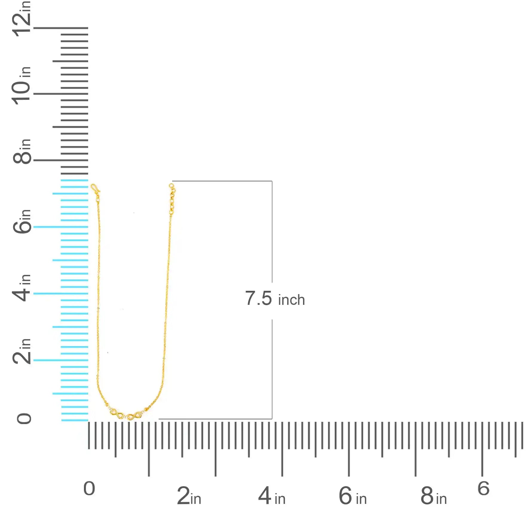 Rhodium Infinity pendant necklace PRSNS31W-033