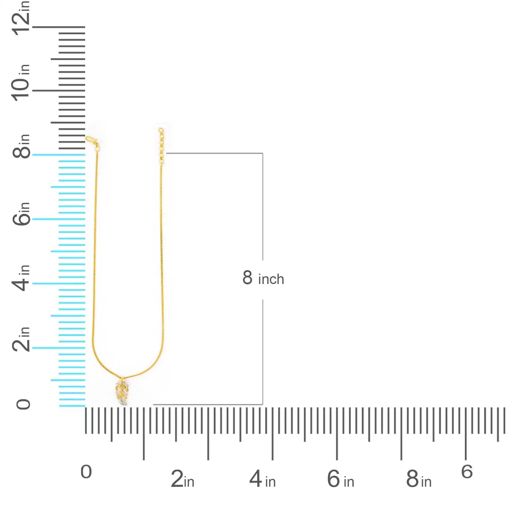 Rhodium leaf pendant necklace PRSNS32W-033