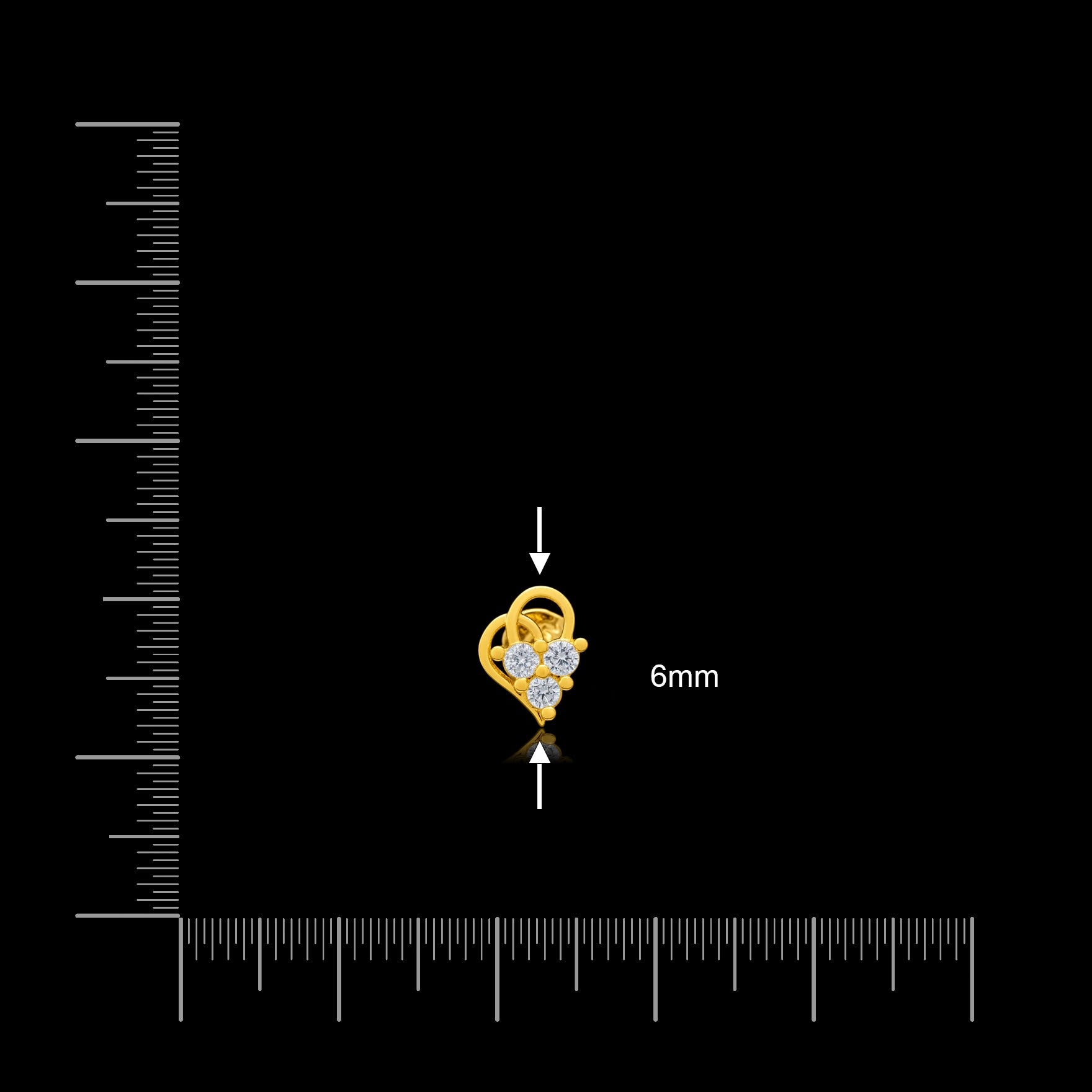 Stone Stud PSST37W-06