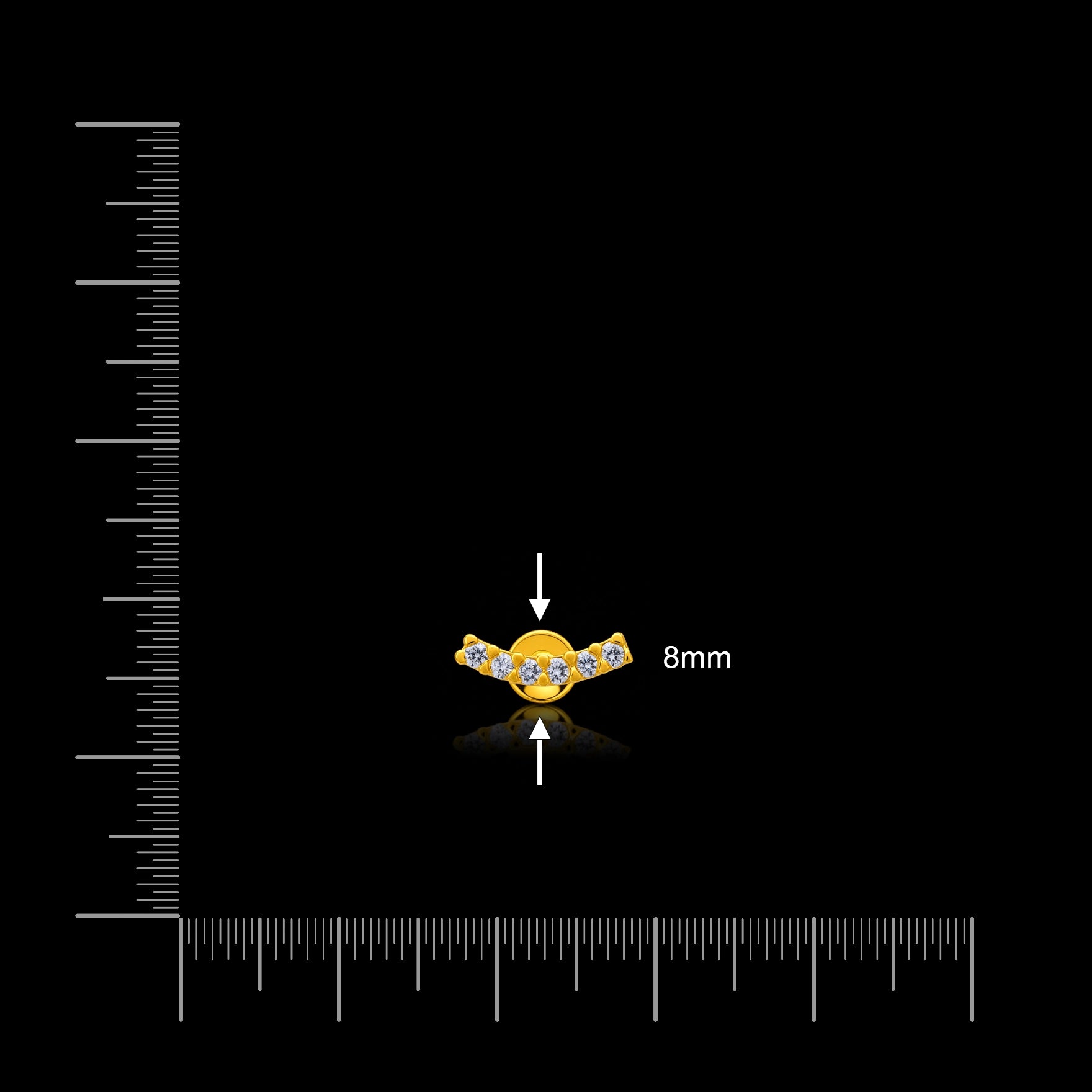 Stone Stud PSST175W-07