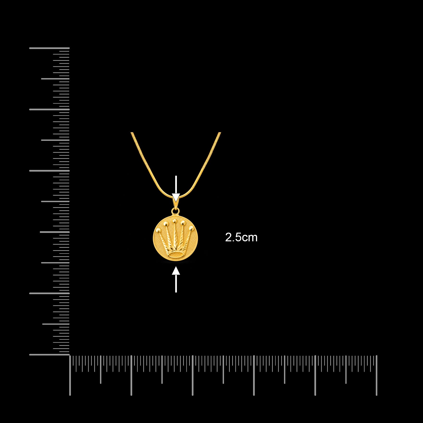Gold Pendant PGLT14-052