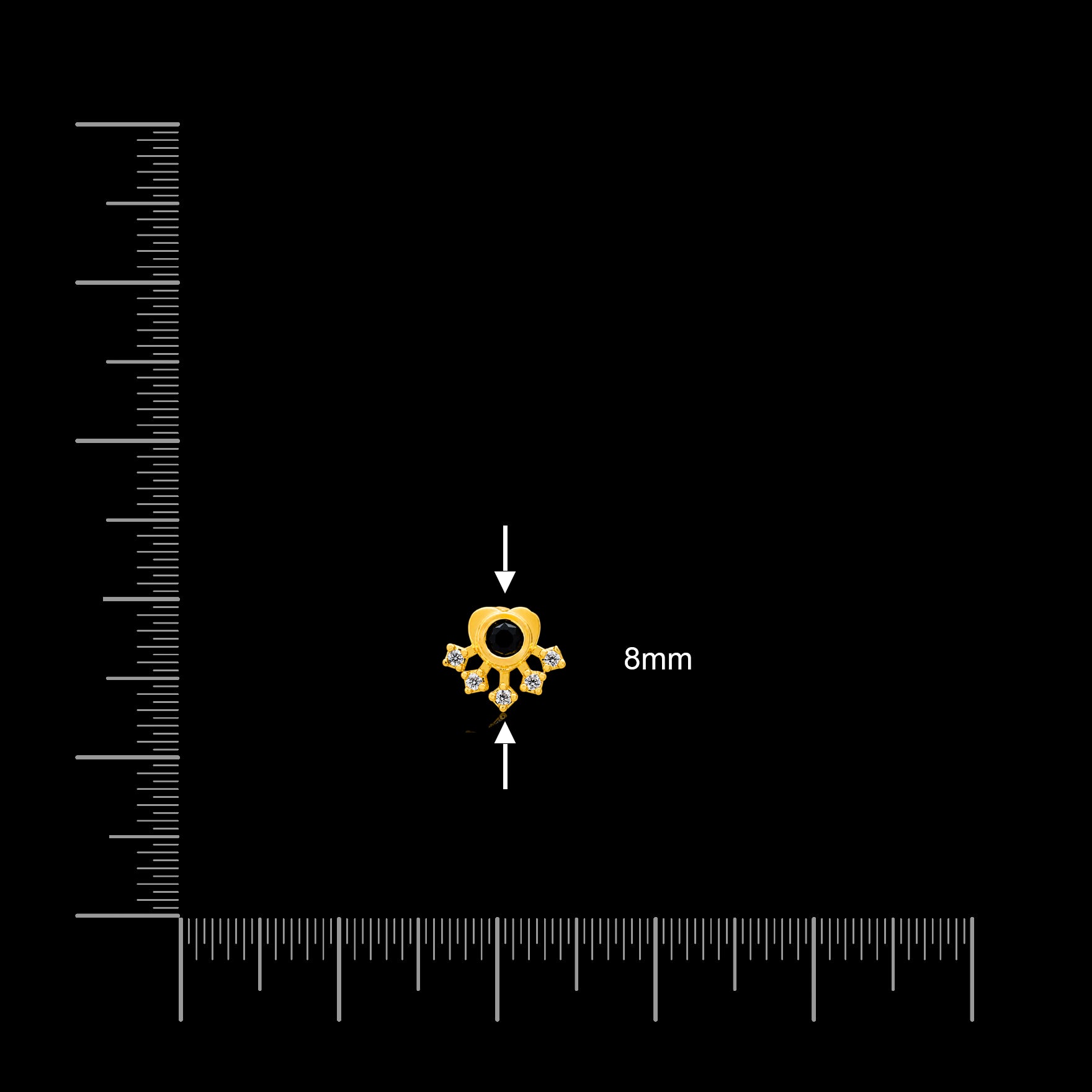 Stone Stud PSST163WB-07