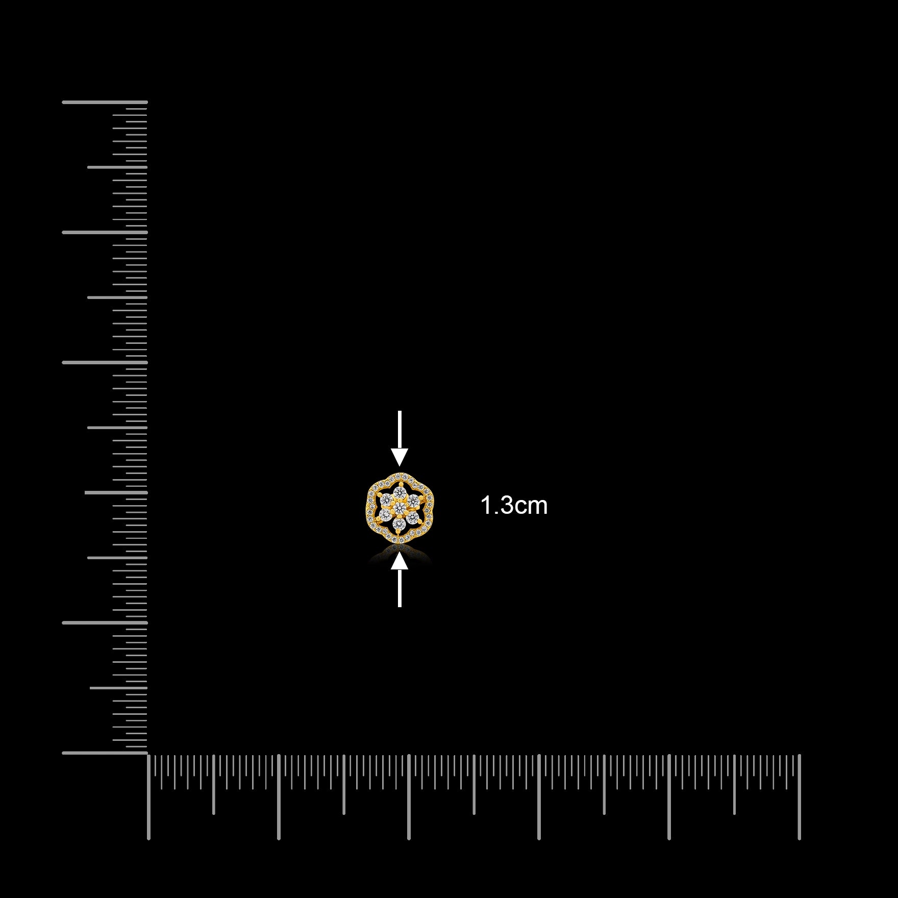 Premium Stone Stud PMSST28W-002